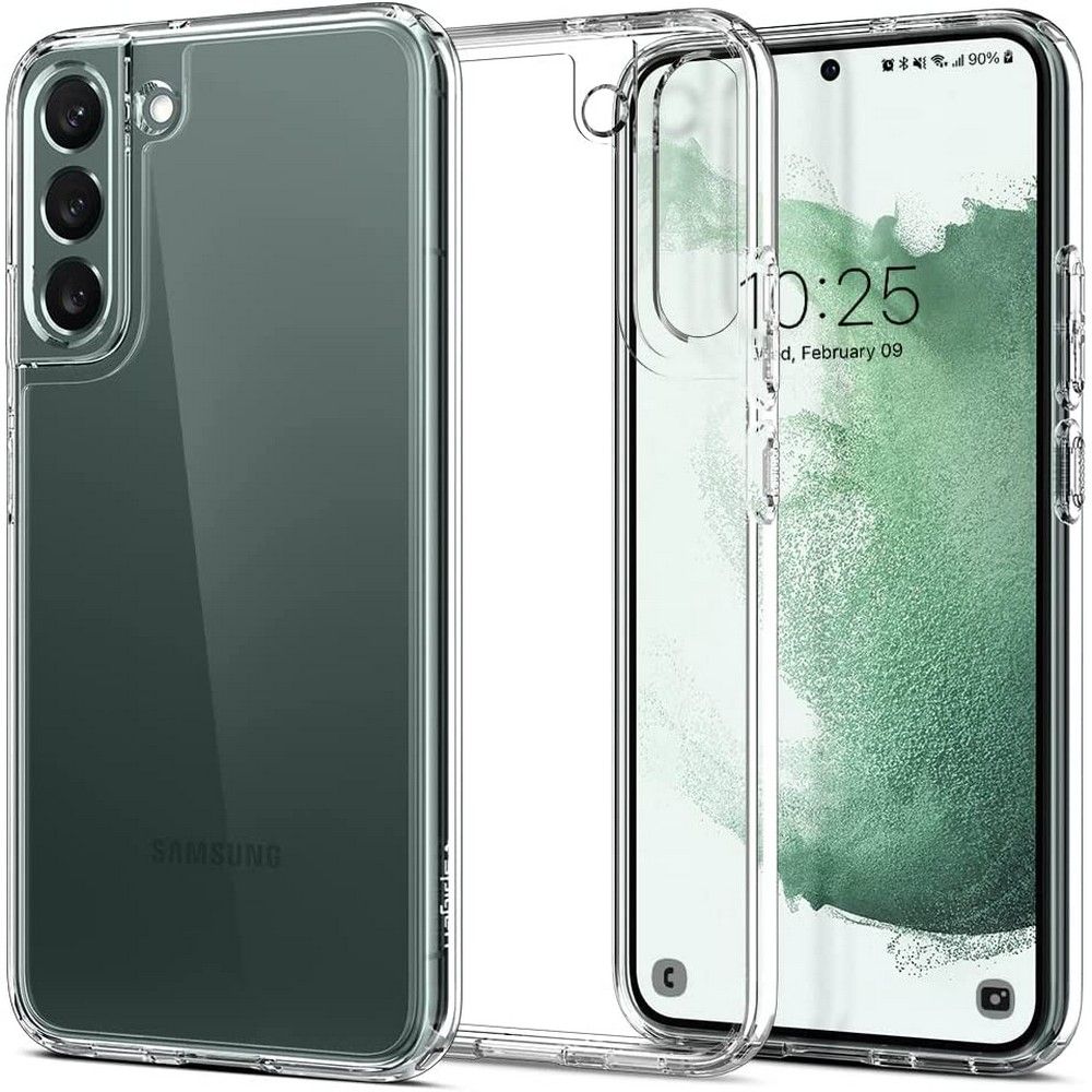 Spigen Ultra Hybrid ochranný obal na - Samsung Galaxy S22 - transparentná KF237657