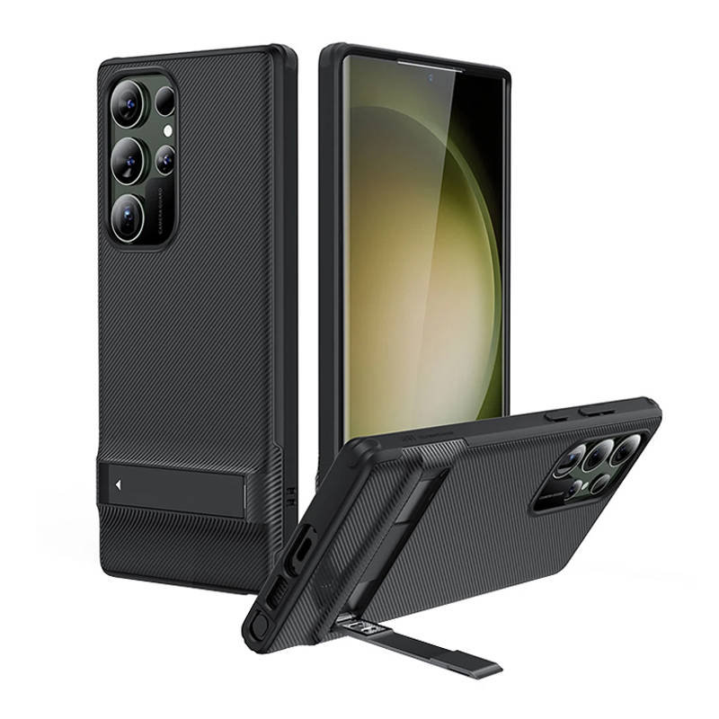 ESR Classic Kickstand ochranný kryt pre Samsung S23 Ultra (čierna) 31798-uniw