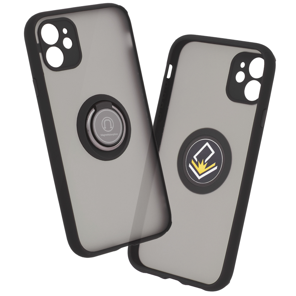 Techsuit Glinth (bulk) ochranný obal na - iPhone 11 - čierny KF23545