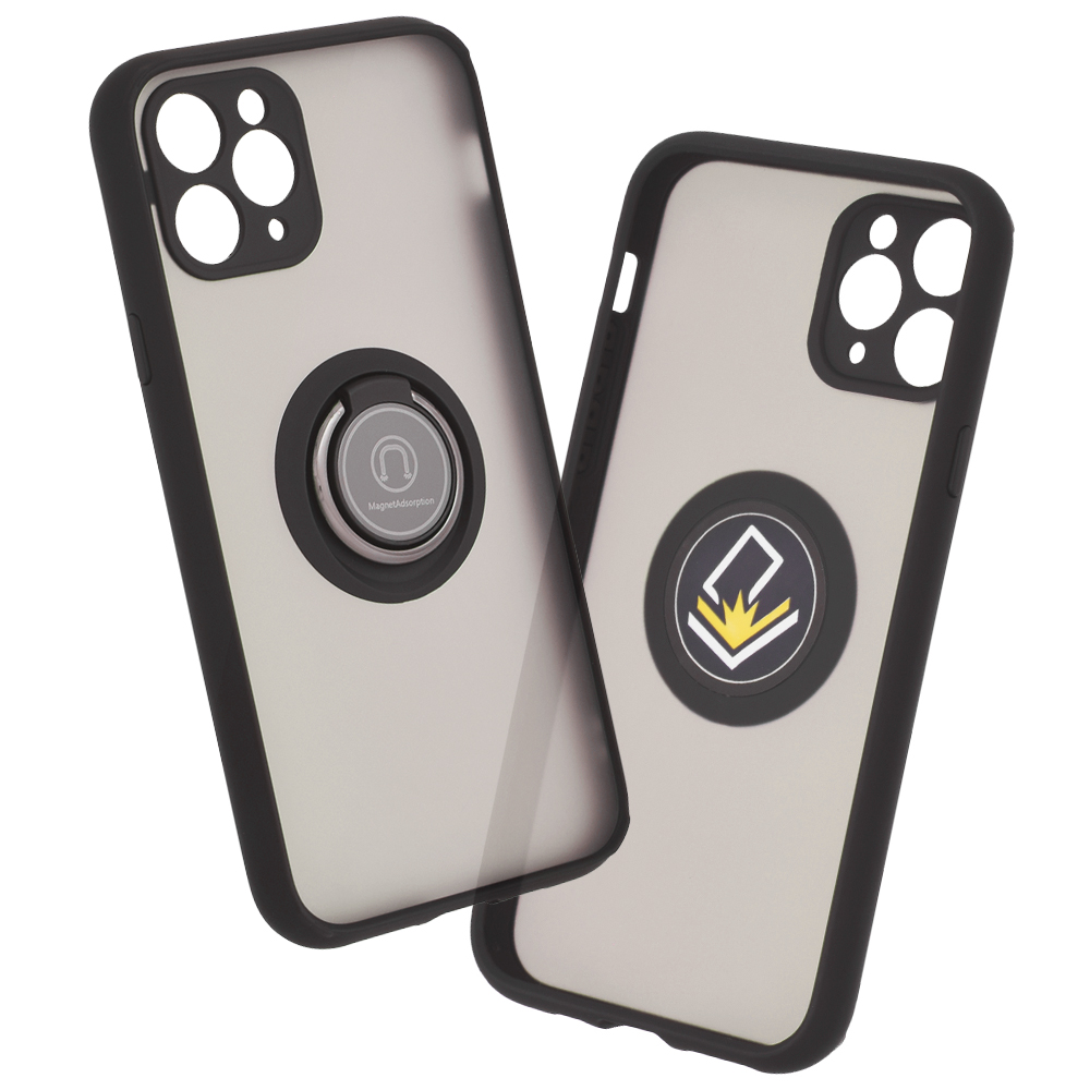 Techsuit Glinth (bulk) ochranný obal na - iPhone 11 pro Max - čierny KF23547