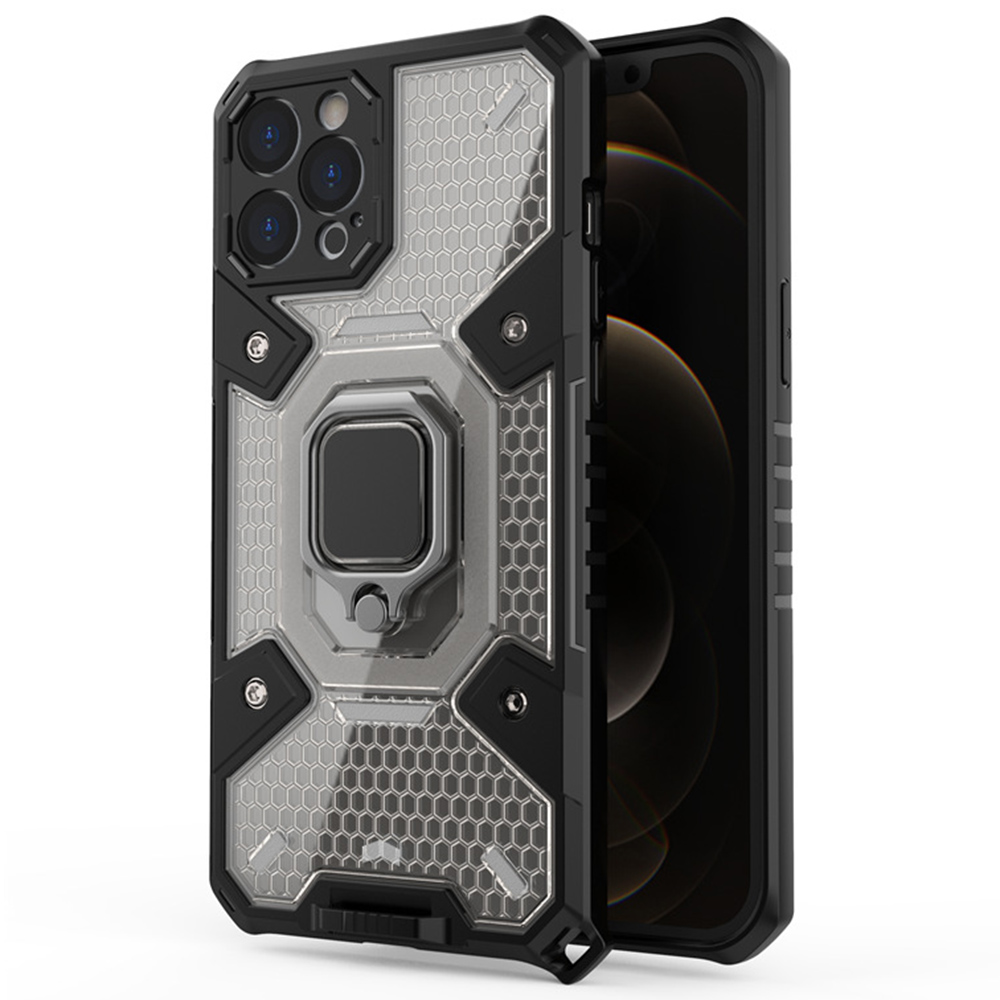 Techsuit Honeycomb Armor kryt na - iPhone 12 pro - čierny KF236330