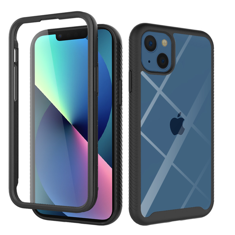 Techsuit Defense360 PRO kryt + ochrana displeja - iPhone 13 - čierna KF235936