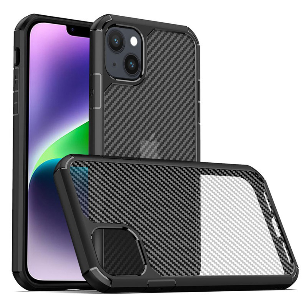 Techsuit CarbonFuse - kryt na Iphone 14 Plus - čierny KF2310476