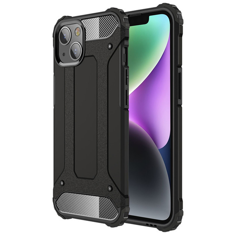Techsuit Hybrid Armor kryt na - iPhone 14 - čierny KF2312533
