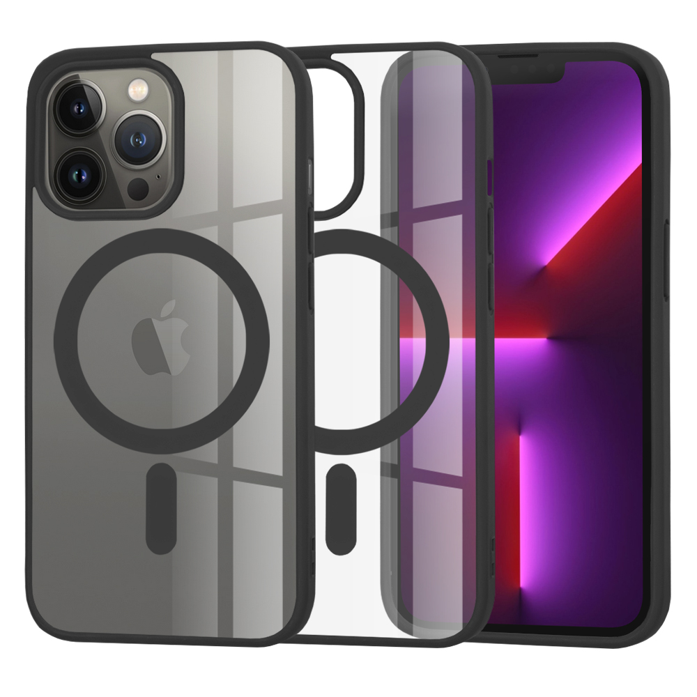 Techsuit MagSafe PRO obal na - iPhone 13 pro - čierny KF2313077