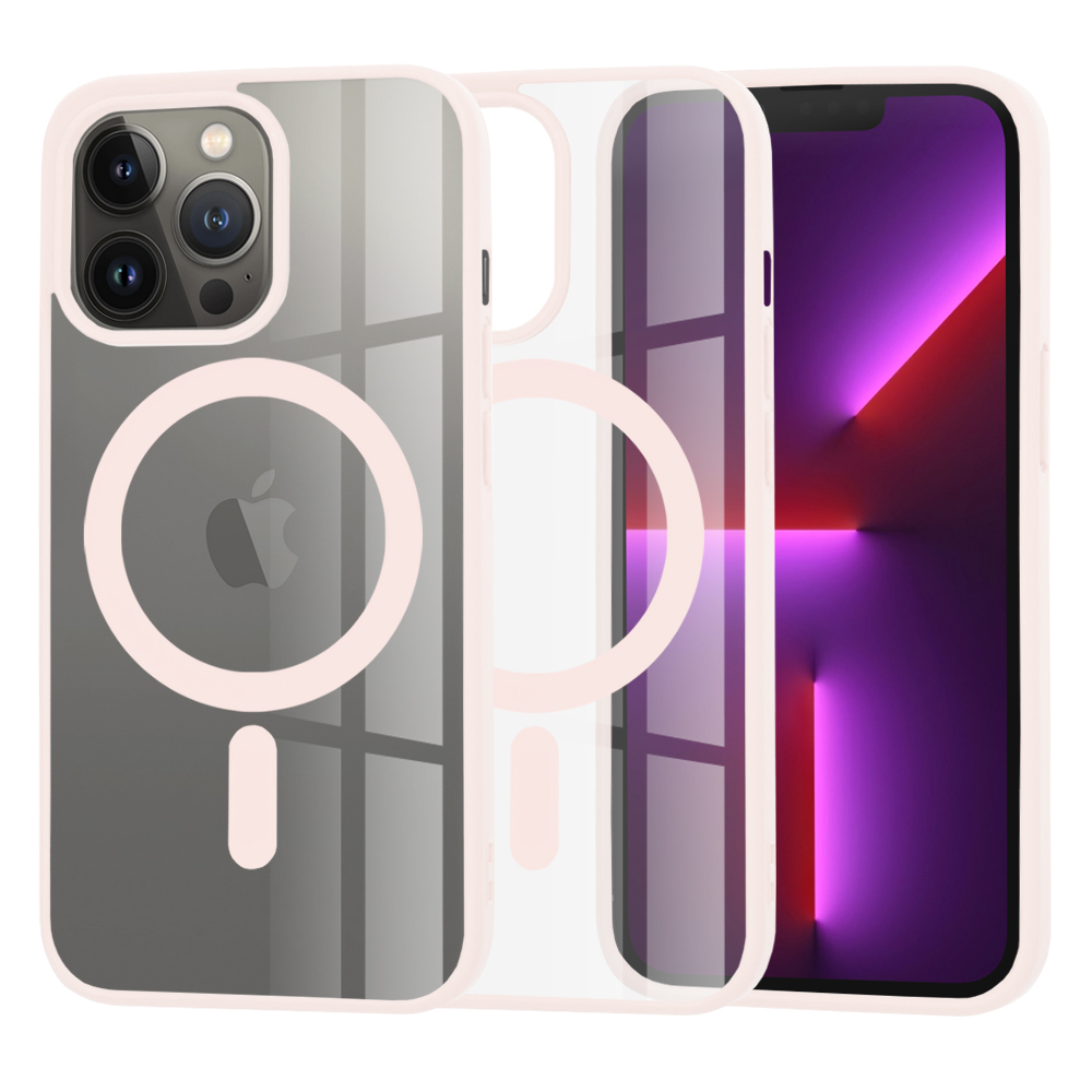 Techsuit MagSafe PRO obal na - iPhone 13 pro - ružová KF2313078