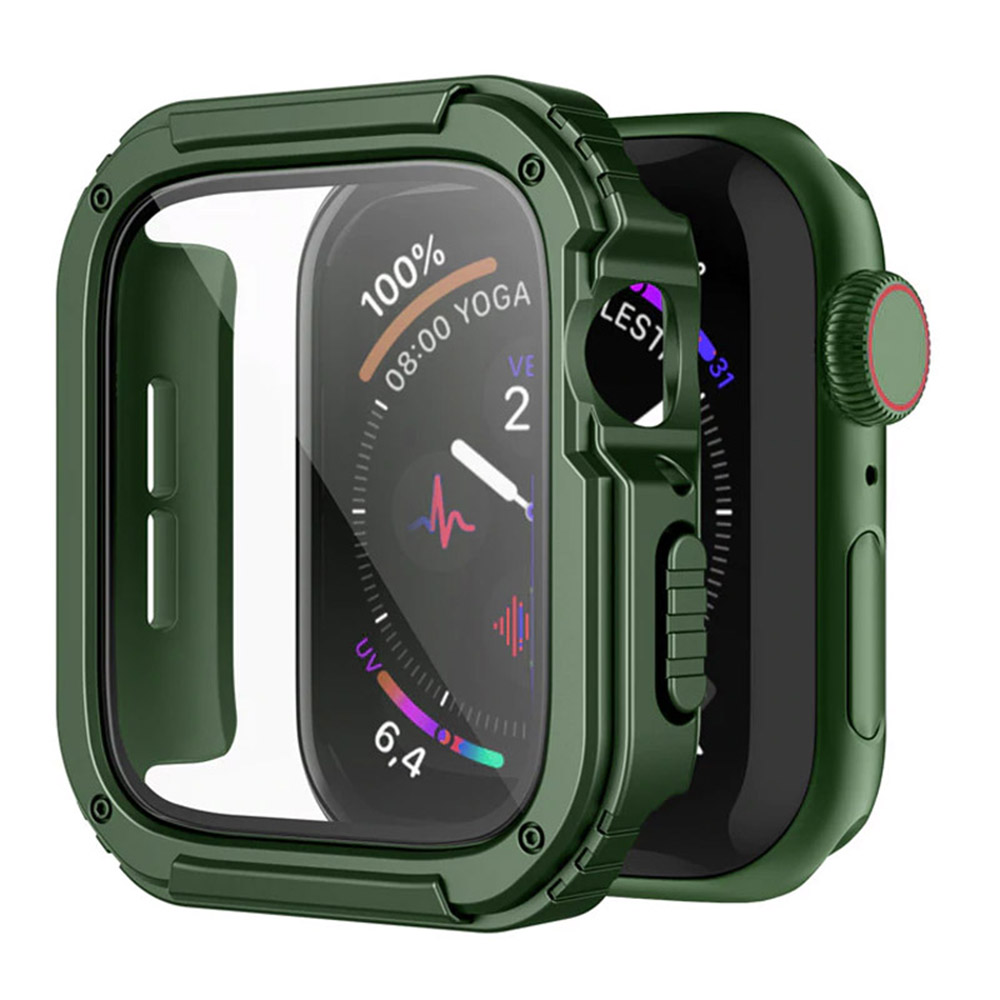 Lito Puzdro Watch Armor 360 + ochrana displeja - Apple Watch 1 / 2 / 3 (38 mm) - Zelená