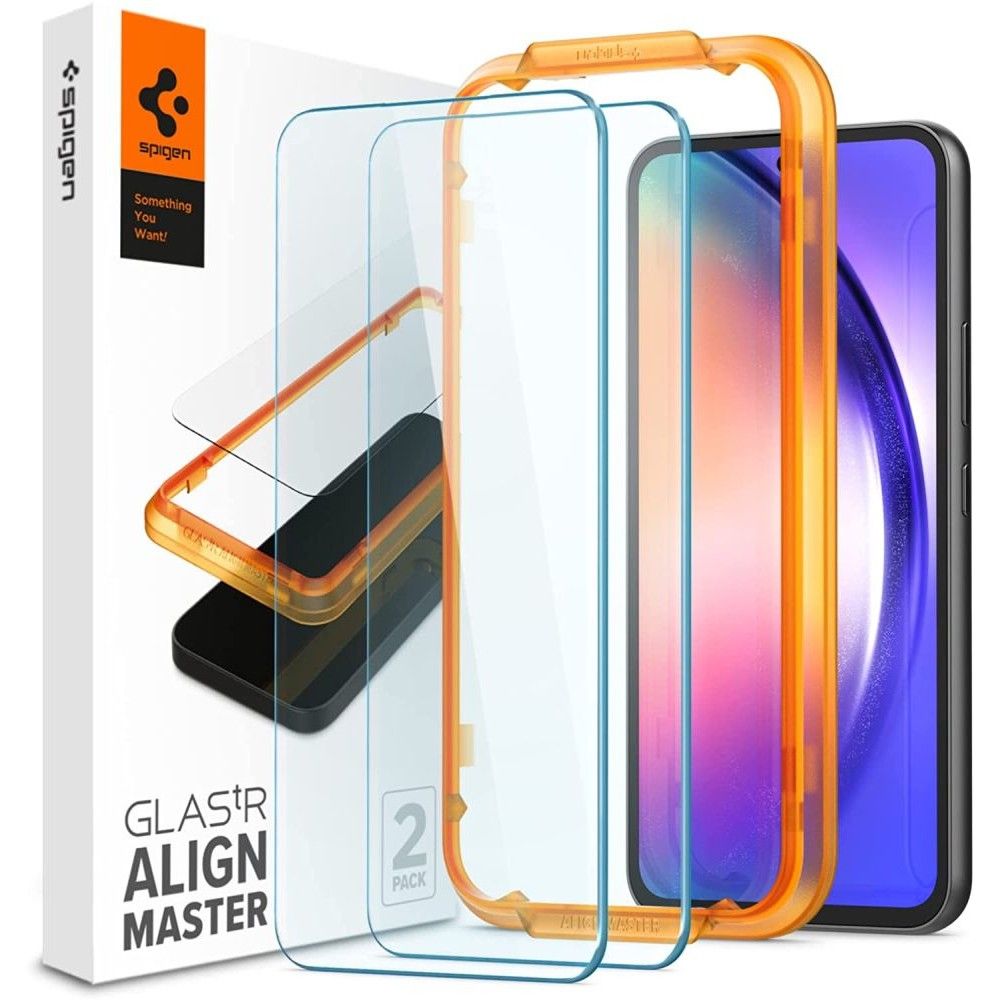 Spigen Glas.tR Align Master (2 balenia) ochranné sklo na - Samsung Galaxy A54 - Priehľadné KF2312698