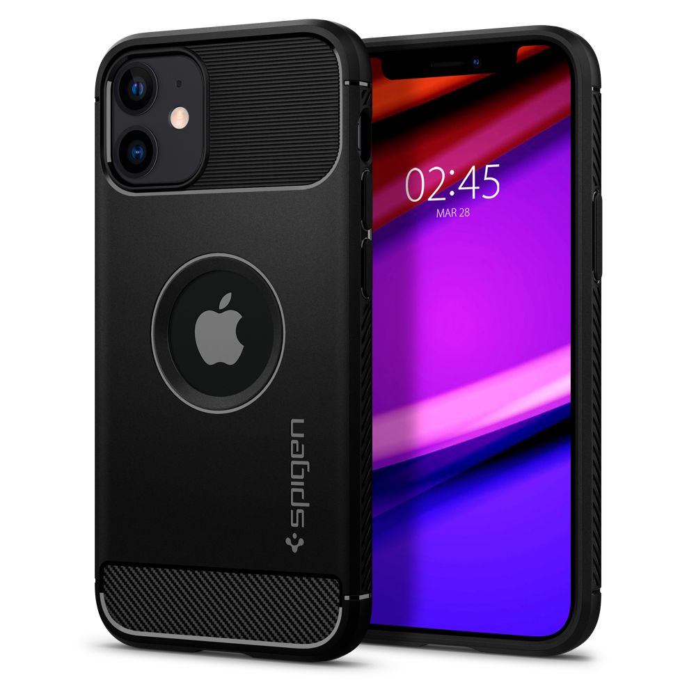 Spigen Rugged Armor kryt na - iPhone 12 / 12 pro - čierna KF237918