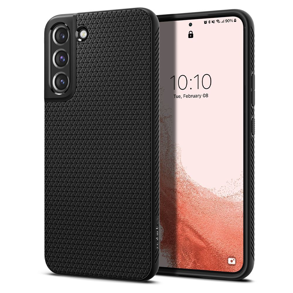 Spigen Liquid Air ochranný kryt na - Samsung Galaxy S22 - Čierna KF237446