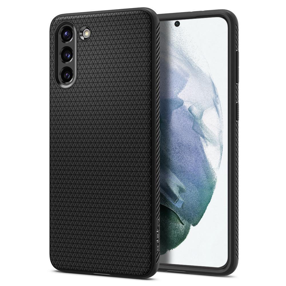 Spigen Liquid Air ochranný kryt na - Samsung Galaxy S21 - Čierna KF237394