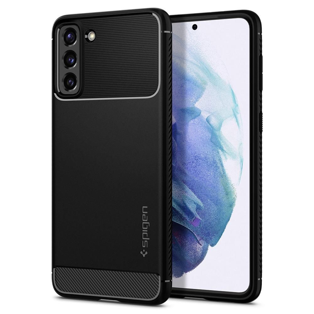Spigen Rugged Armor kryt na - Samsung Galaxy S21 - čierna KF237902
