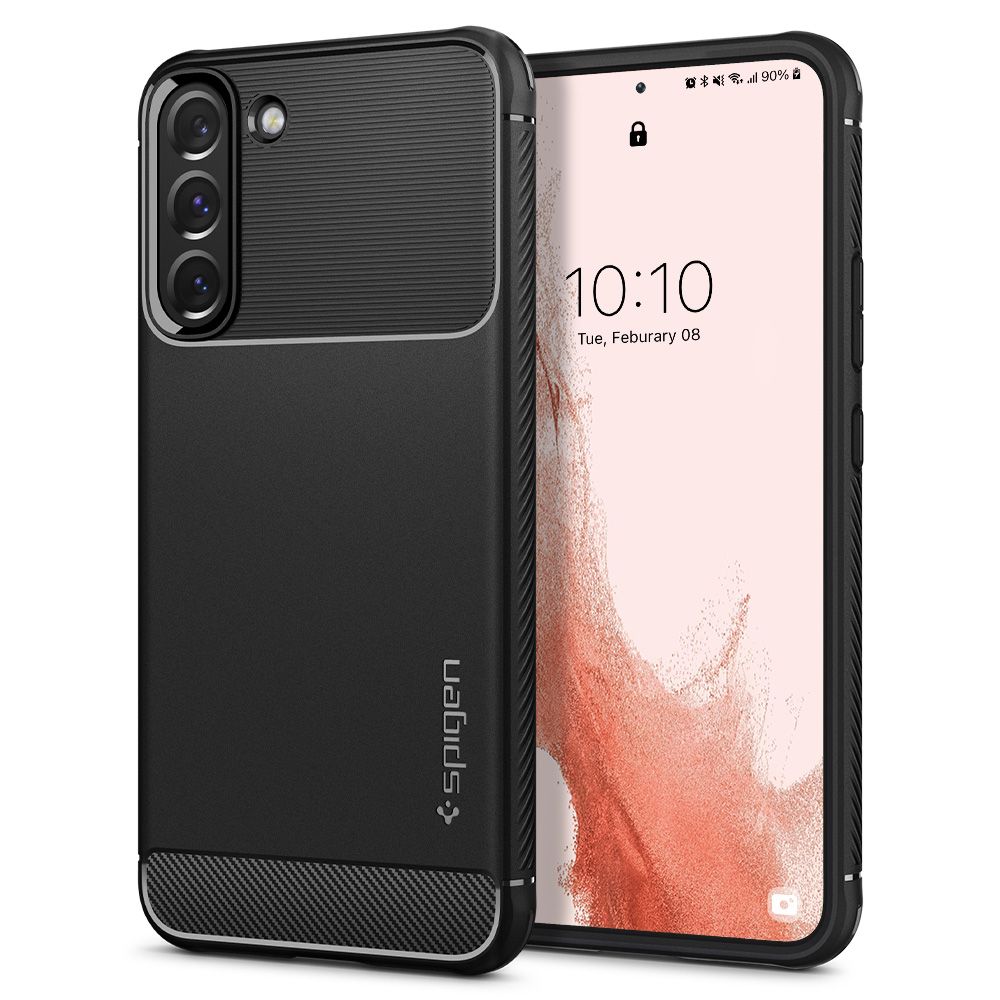 Spigen Rugged Armor kryt na - Samsung Galaxy S22 - čierna KF237665