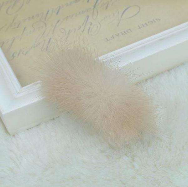 Girly Sponka do vlasov Fluffy- béžová