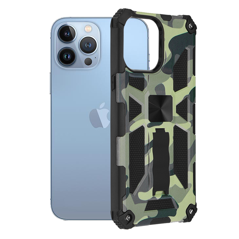 Techsuit Blazor Series kryt na - iPhone 13 pro Max - Camo Lime KF235981
