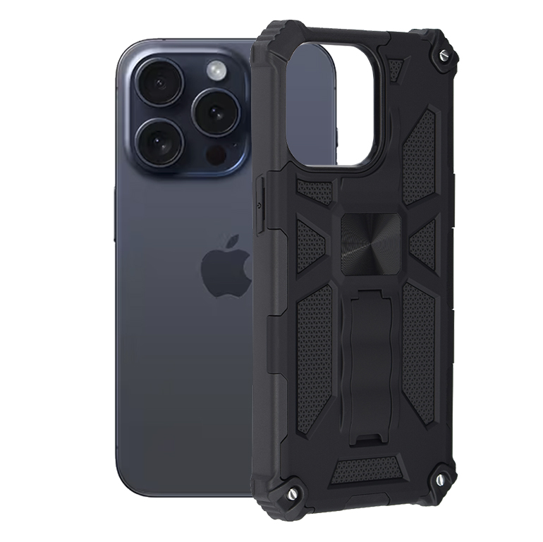 Techsuit Blazor Series kryt na - iPhone 15 pro - čierna KF2314004