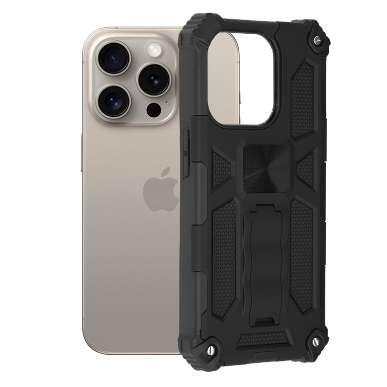 Techsuit Blazor Series kryt na - iPhone 15 pro Max - čierna KF2314008