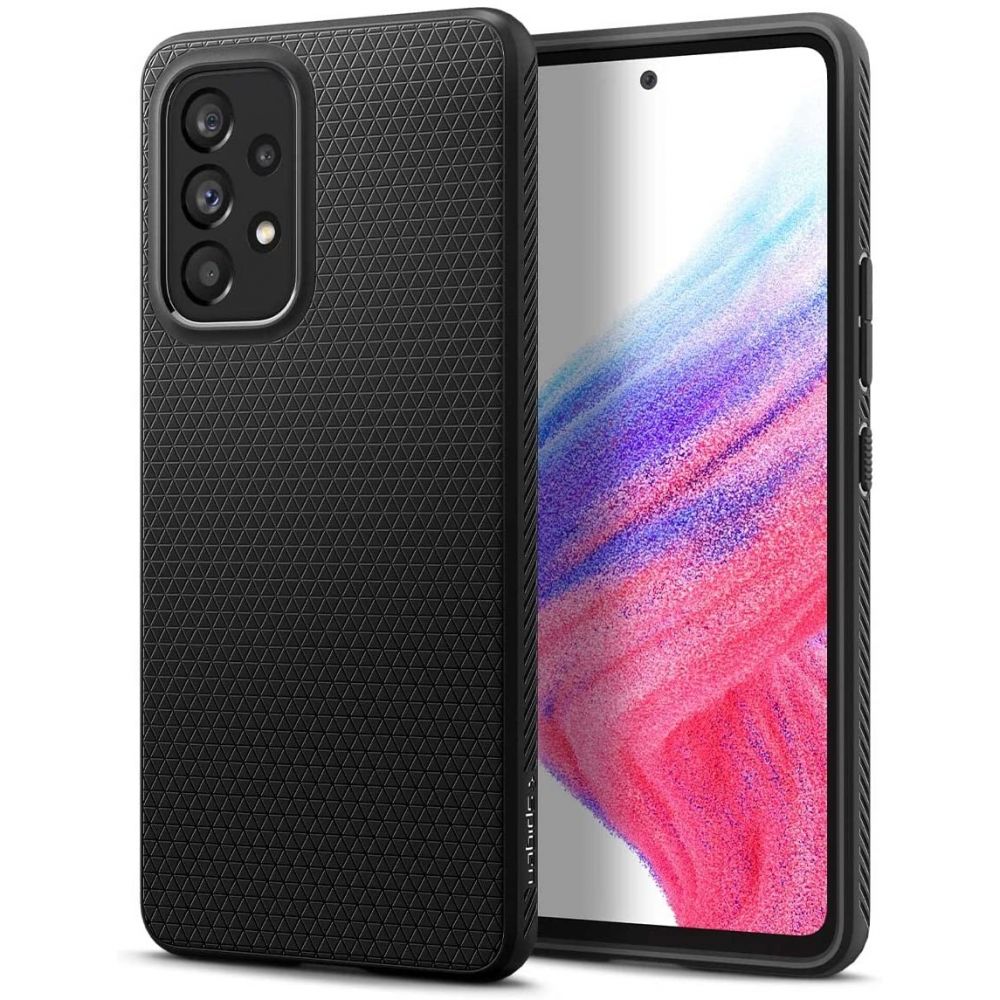 Spigen Liquid Air ochranný kryt na - Samsung Galaxy A53 5G - Čierna KF238657
