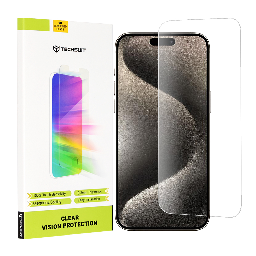 Techsuit Clear Vision tvrdené sklo - iPhone 15 pro Max - Transparent KF2314018