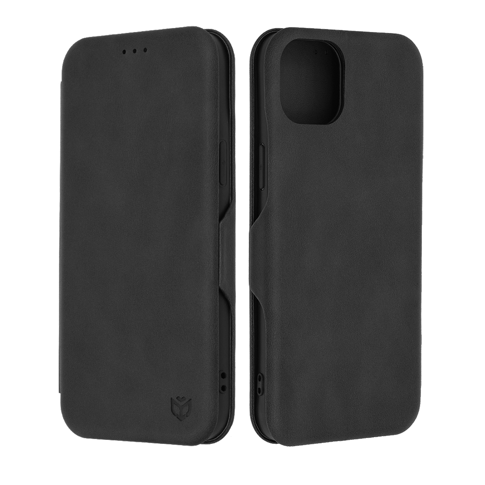 Techsuit Safe Wallet Plus otvárací obal na - iPhone 15 Plus - čierna KF2314140