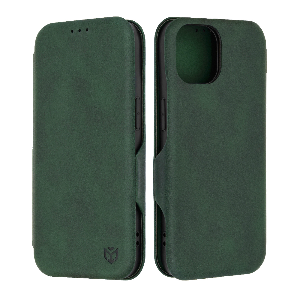 Techsuit Safe Wallet Plus otvárací obal na - iPhone 15 - Green KF2314137