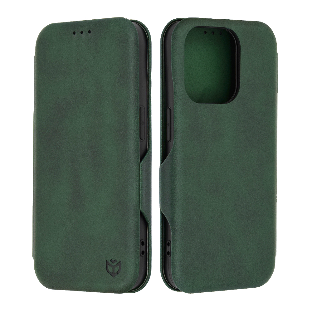 Techsuit Safe Wallet Plus otvárací obal na - iPhone 15 pro - Green KF2314139