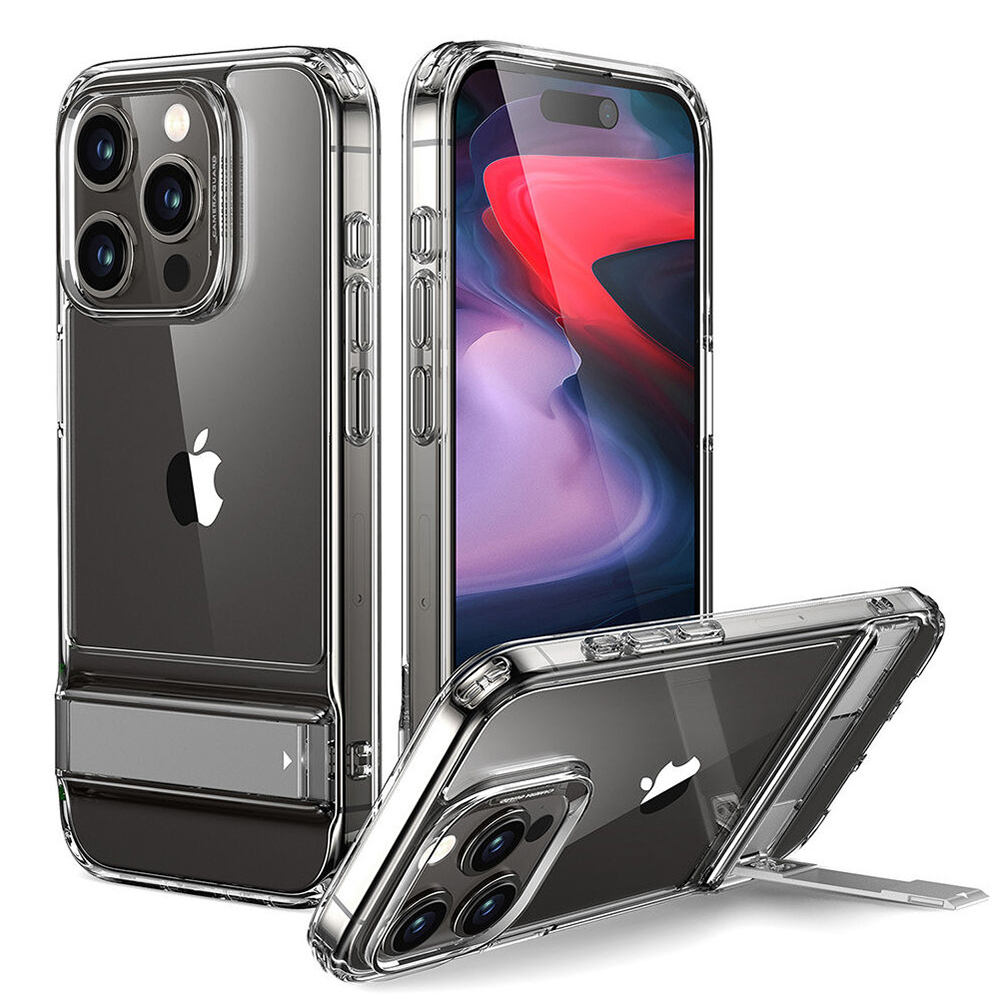 ESR Air Shield Boost Kickstand kryt na - iPhone 15 pro Max - transparentná KF2314728