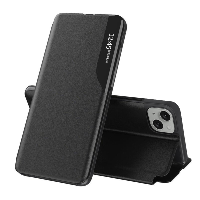 Techsuit eFoLD Series otvárací obal pre - iPhone 15 Plus - Čierna KF2314088