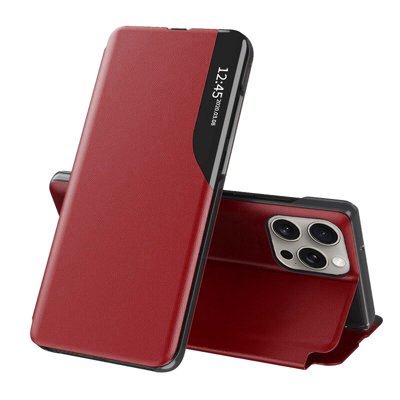 Techsuit eFoLD Series otvárací obal pre - iPhone 15 pro Max - Červená KF2314096