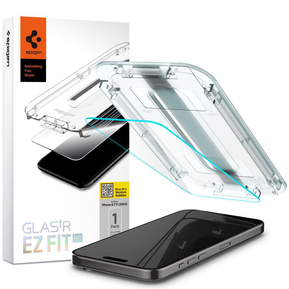 Spigen Glas.tR EZ-FIT ochranné sklo na - iPhone 15 pro Max - transparentná KF2314932