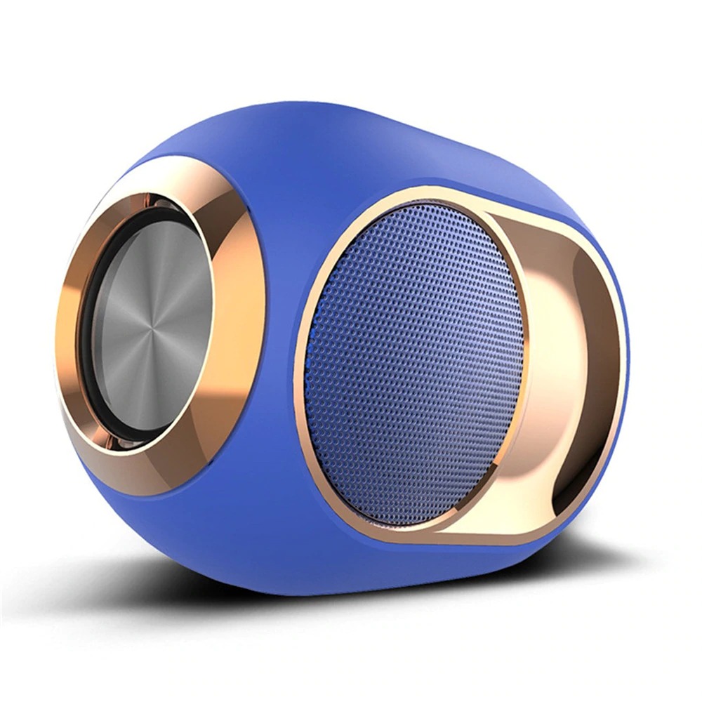Dizajnový Bluetooth prenosný reproduktor s FM, SD, AUX, USB, HandsFree X6 Farba: Modrá