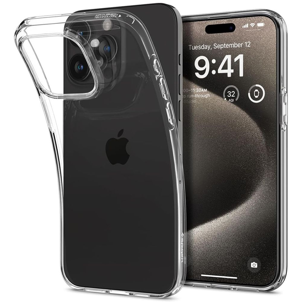 Spigen Liquid Crystal kryt na - iPhone 15 pro Max - transparentná KF2314977