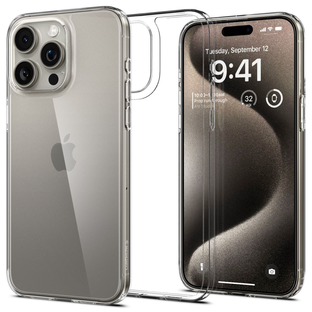 Spigen Air Skin Hybrid obal na - iPhone 15 pro Max - Crystal transparentná KF2314936
