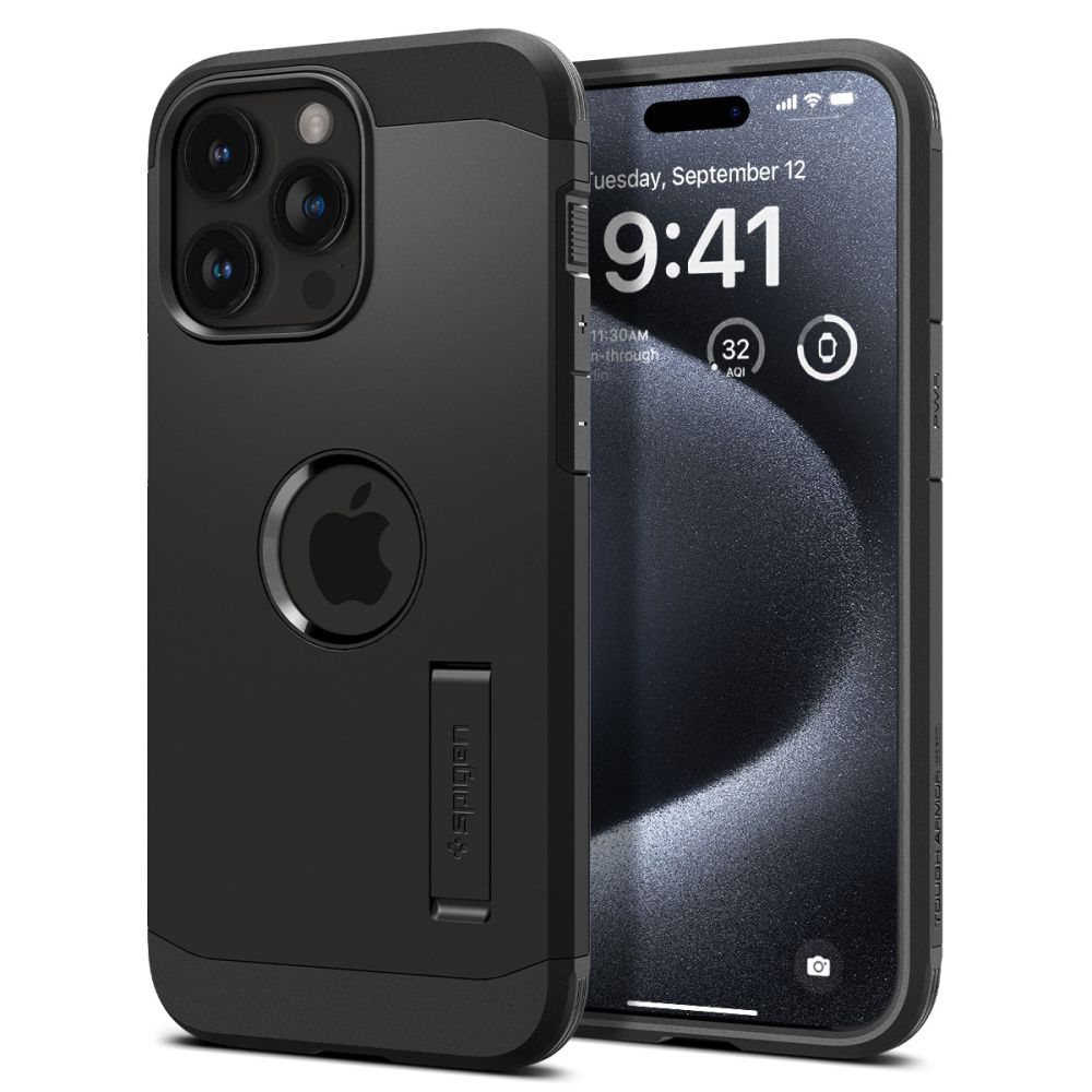 Spigen Tough Armor MagSafe obal na - iPhone 15 pro - Čierna KF2315002