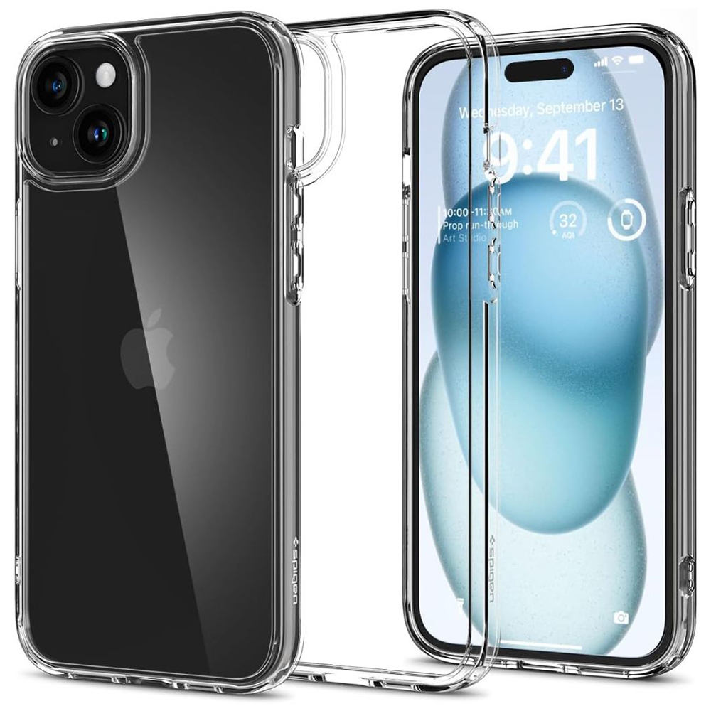 Spigen Ultra Hybrid obal na - iPhone 15 - transparentná KF2315007