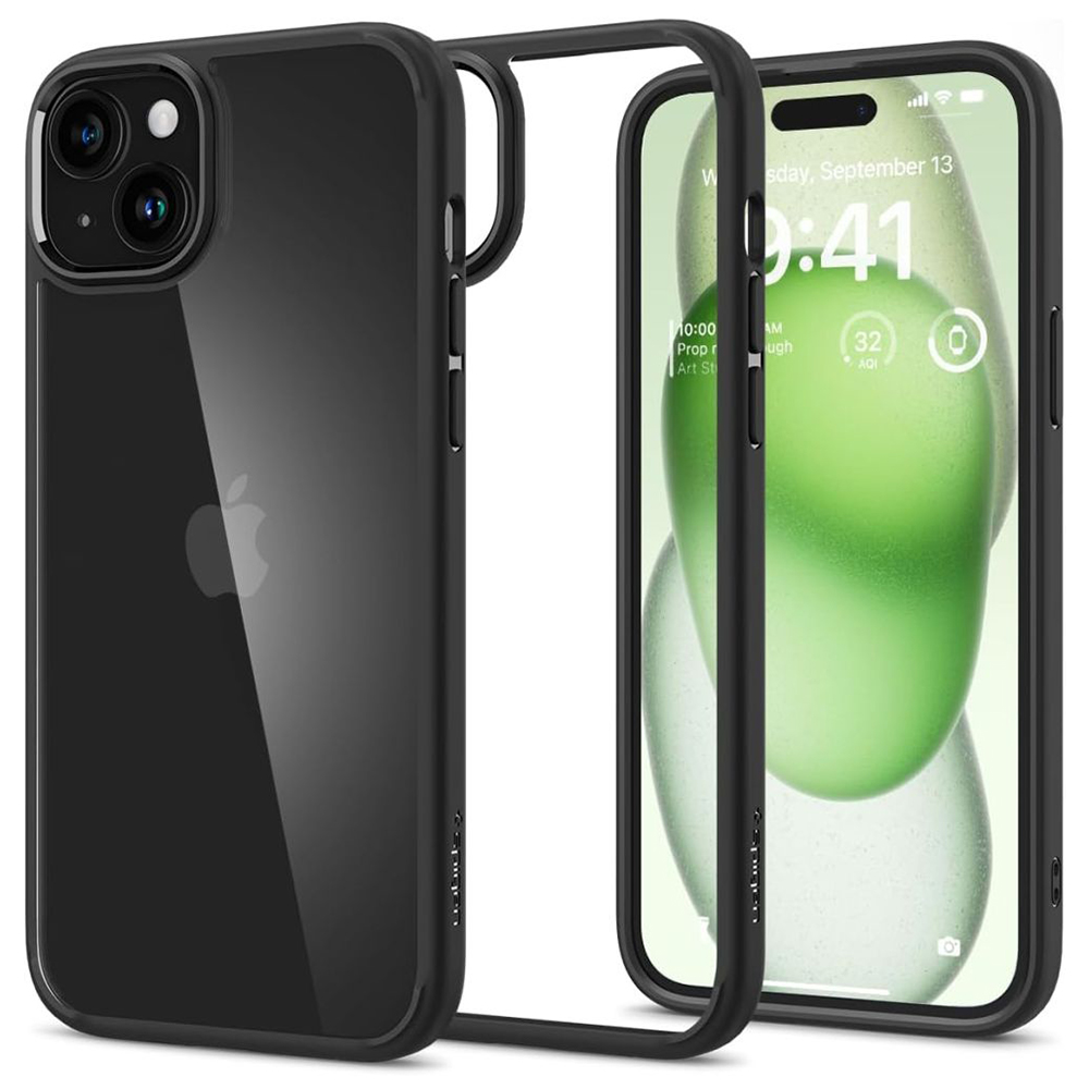 Spigen Ultra Hybrid obal na - iPhone 15 Plus - Matná čierna KF2315009