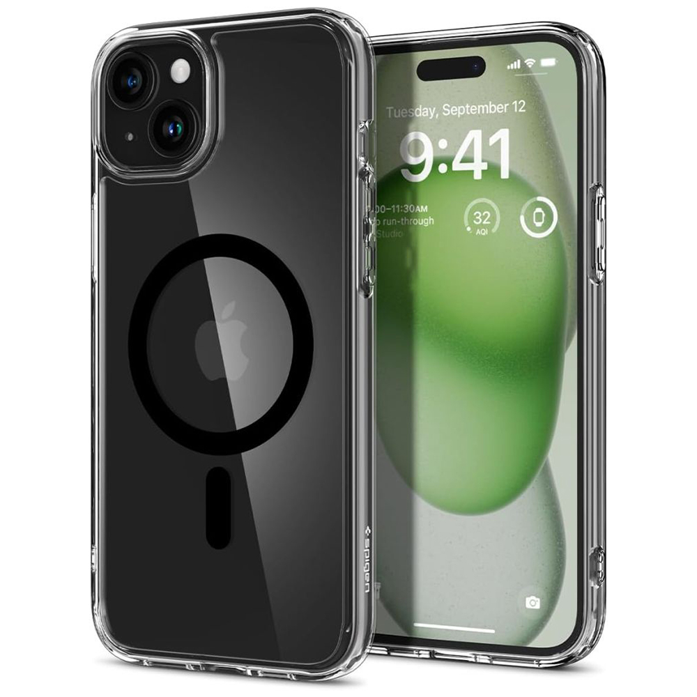 Spigen Ultra Hybrid MagSafe obal na - iPhone 15 - Čierna KF2315017