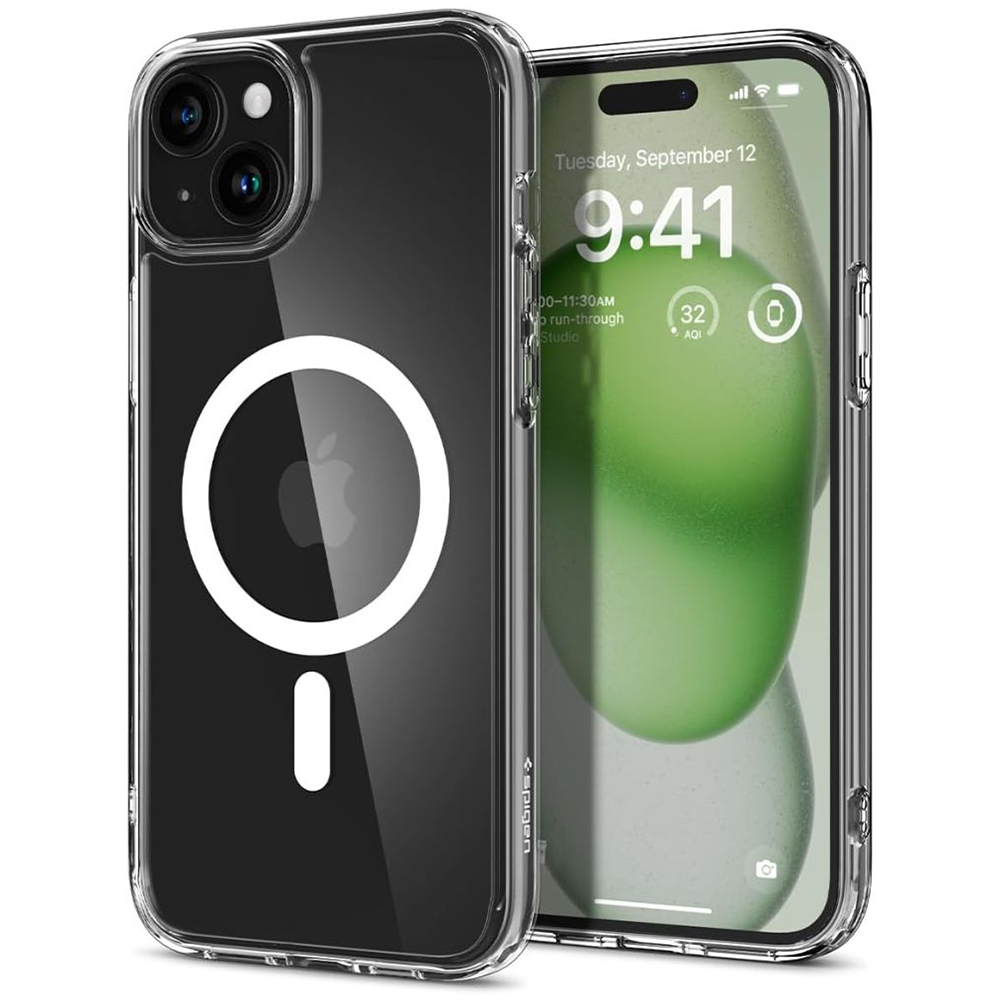 Spigen Ultra Hybrid MagSafe obal na - iPhone 15 - Biela KF2315018