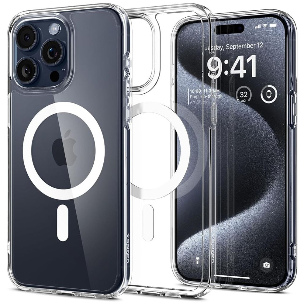 Spigen Ultra Hybrid MagSafe obal na - iPhone 15 pro Max - Biela KF2315031
