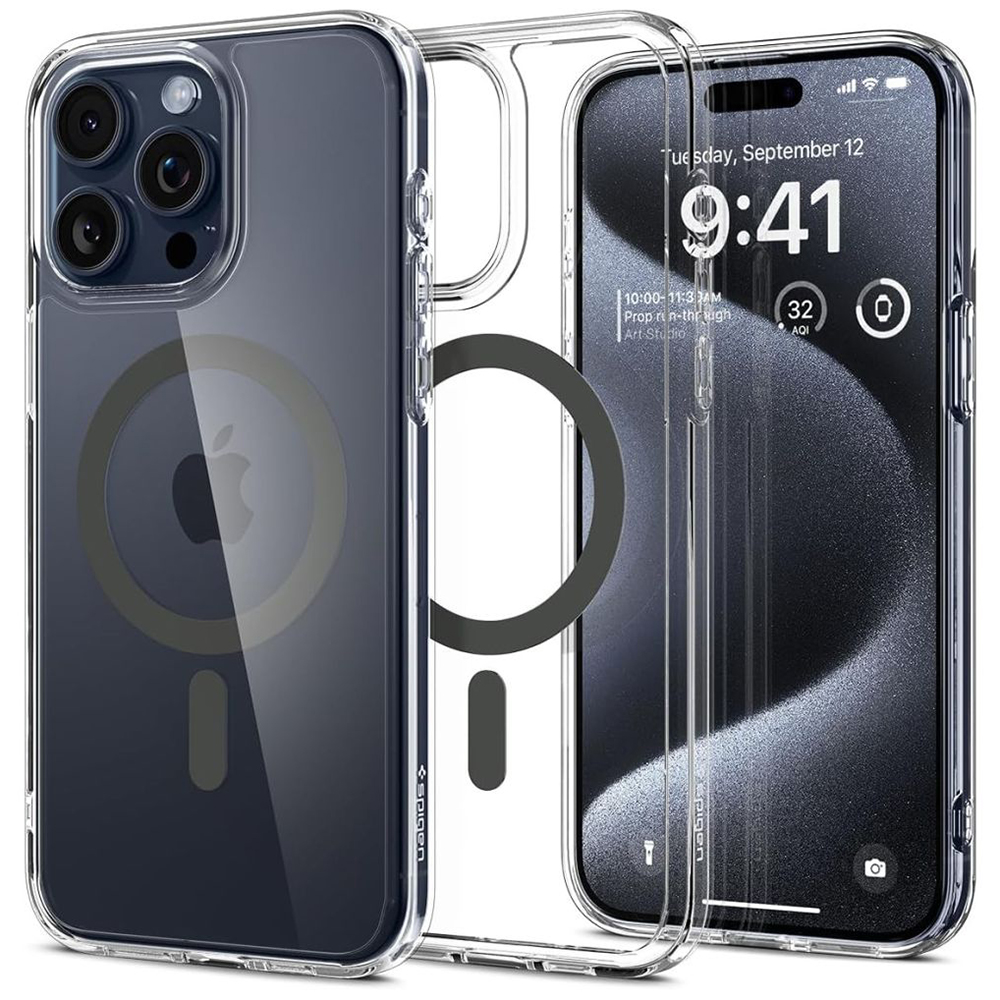 Spigen Ultra Hybrid MagSafe obal na - iPhone 15 pro Max - Grafitová KF2315030