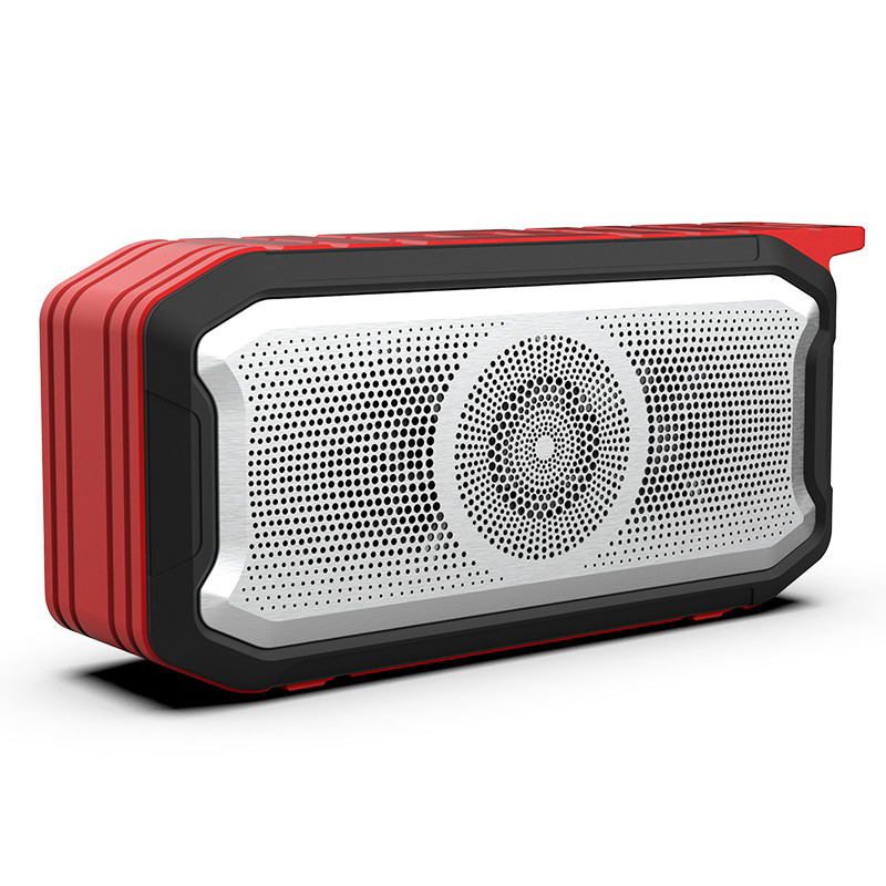 Bluetooth prenosný reproduktor anti-drop s FM, AUX, SD, USB, HandsFree X3 Farba: Červená