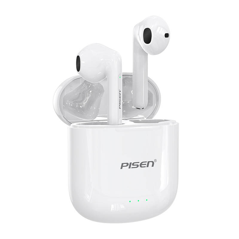 Pisen Bezdrôtové slúchadlá Bluetooth TWS LS03JL (biela) LS03JL
