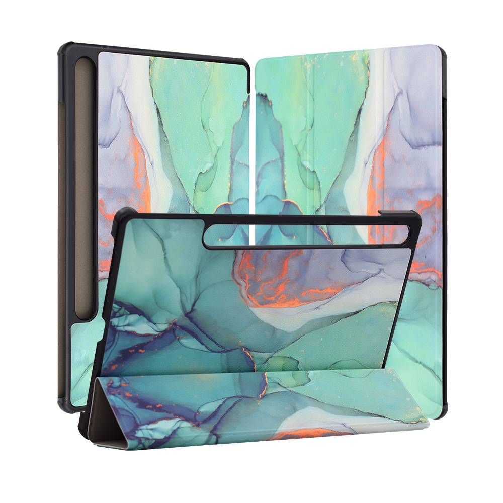 Techsuit Foldpro ochranné puzdro pre - Samsung Galaxy Tab S9 / S9 FE - Green Time KF2317024