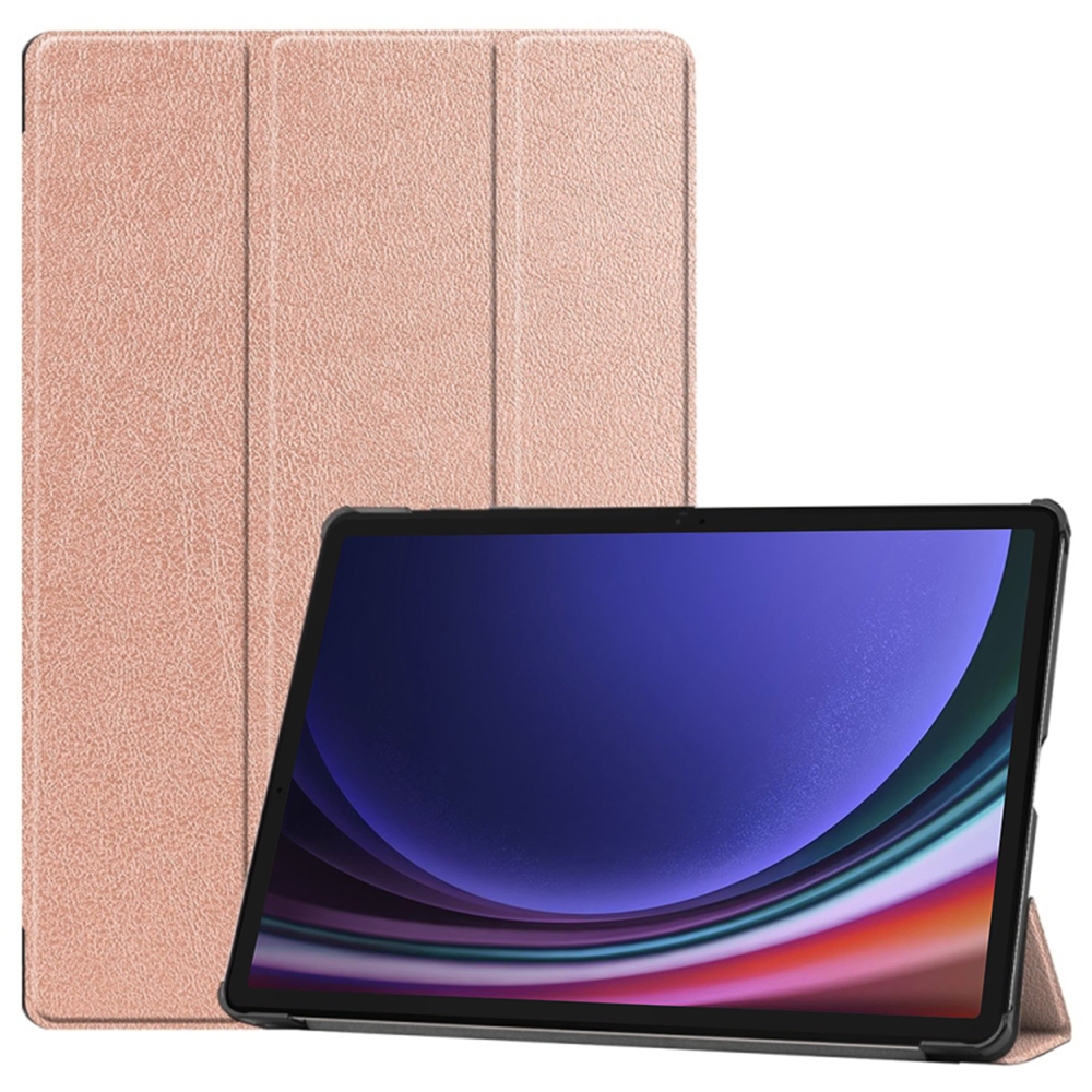 Techsuit Foldpro ochranné puzdro pre - Samsung Galaxy Tab S9 Plus / S9 FE Plus - Ružové zlatá KF2317027