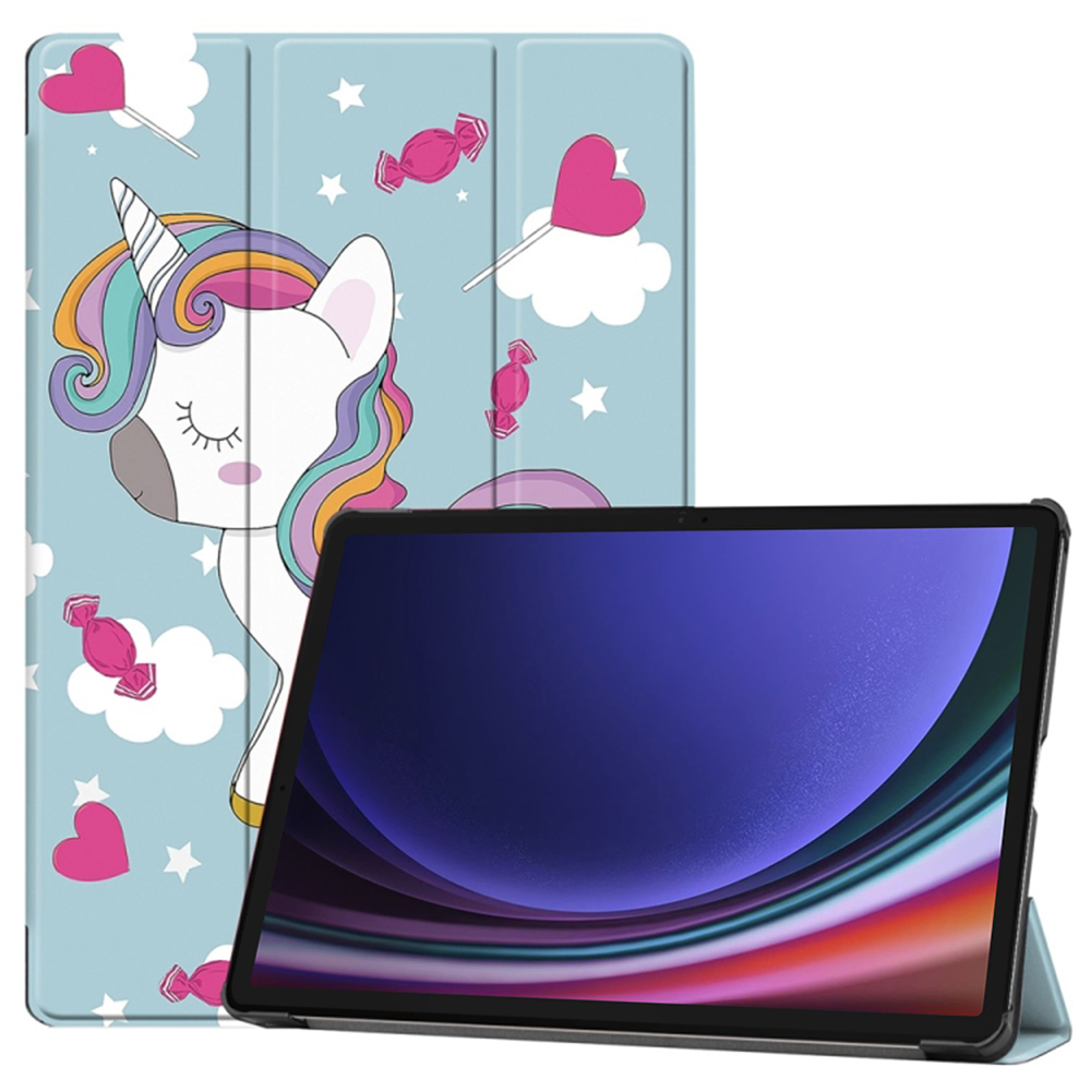 Techsuit Foldpro ochranné puzdro pre - Samsung Galaxy Tab S9 Plus / S9 FE Plus - Unicorn KF2317030