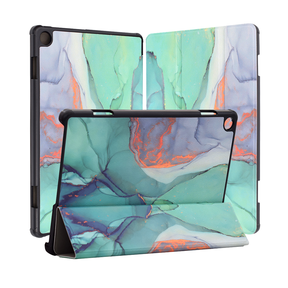 Techsuit Foldpro ochranné puzdro pre - Lenovo Tab M10 3rd Gen (TB328FU/TB328XU) - Green Time KF2317048