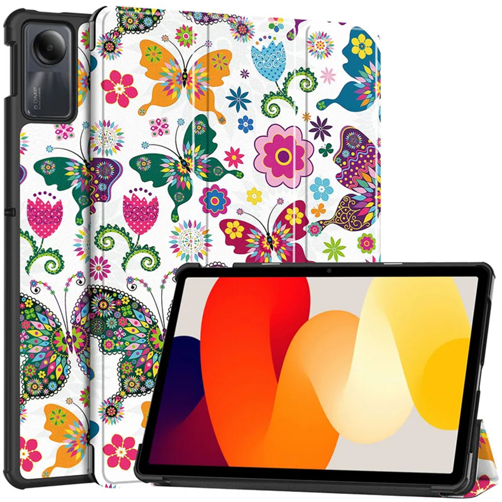 Techsuit Foldpro ochranné puzdro pre - Xiaomi Redmi Pad SE - Motýľ KF2317045