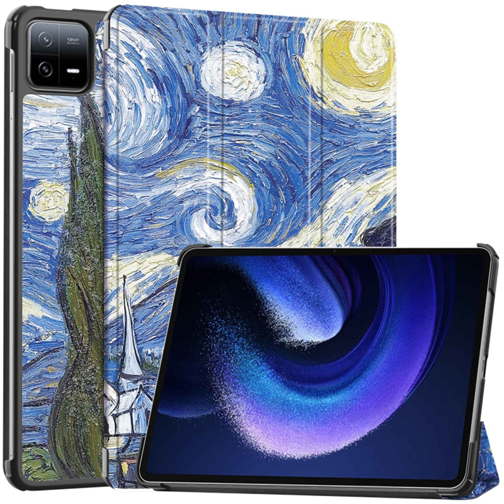 Techsuit Foldpro ochranné puzdro pre - Xiaomi Pad 6 / Pad 6 pro - Starry Night KF2317216