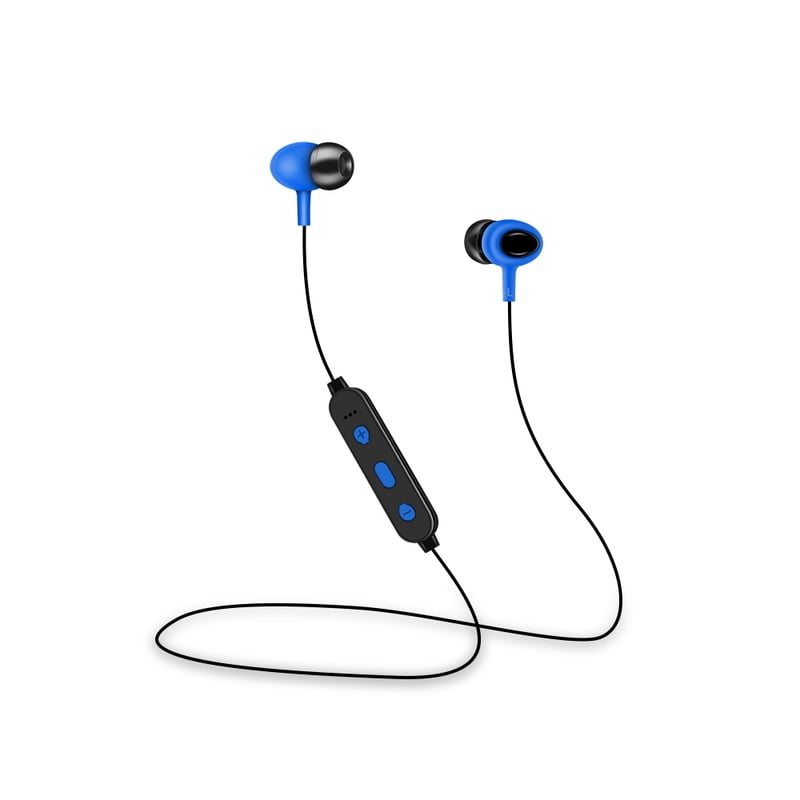 SETTY Sport bezdrôtové Bluetooth slúchadlá do uší, modré 28576