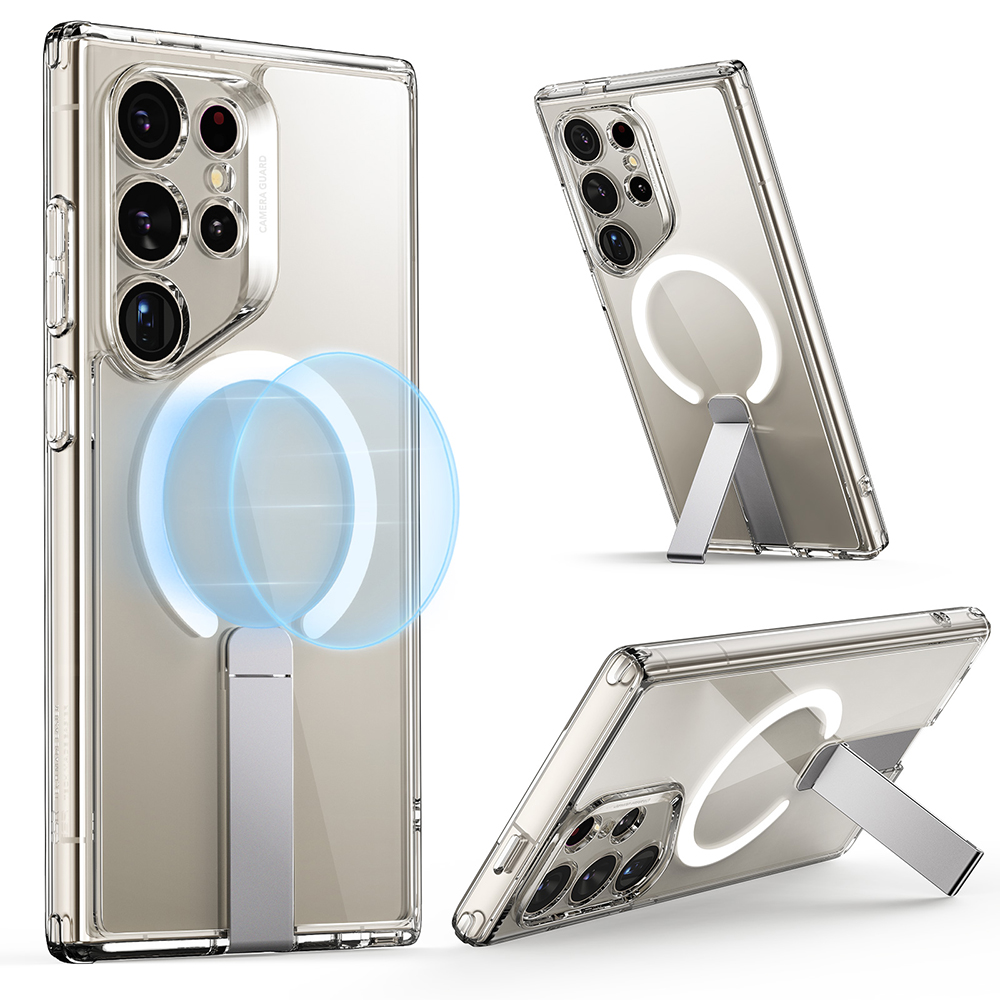 ESR Boost Flickstand HaloLock kryt pre - Samsung Galaxy S24 Ultra - transparentná KF2318254